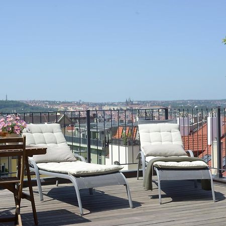 Luxury Penthouse Apartment Praha Bagian luar foto